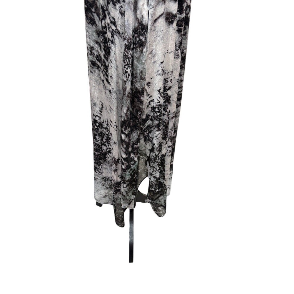 Simply Vera Vera Wang Maxi Dress Womens L Black & White Flirty - Picture 6 of 12
